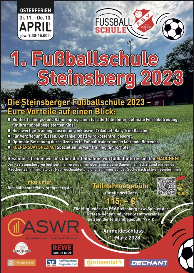 ★★ #FSVJugend – Fußballcamp in den Osterferien  ★★