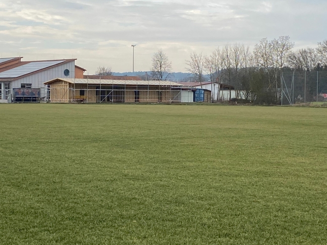 ★★ #FSVFußball – Neue Umkleidekabinen für den neuen Fußballplatz ★★